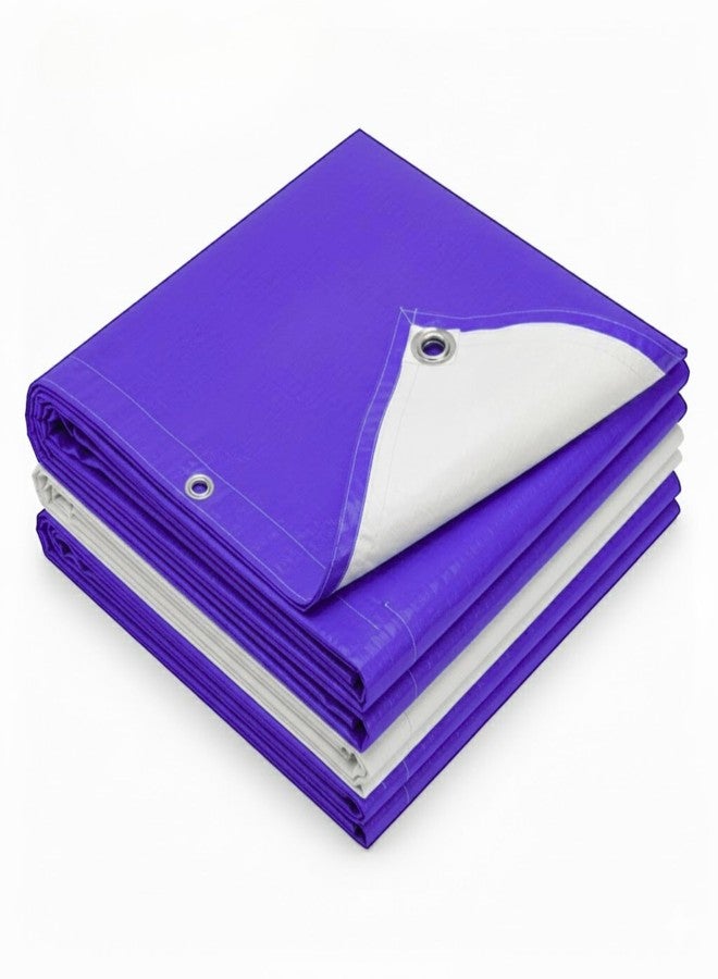VG TARP PUR/WHI غطاء من القماش المشمع 6X9 - Image 1